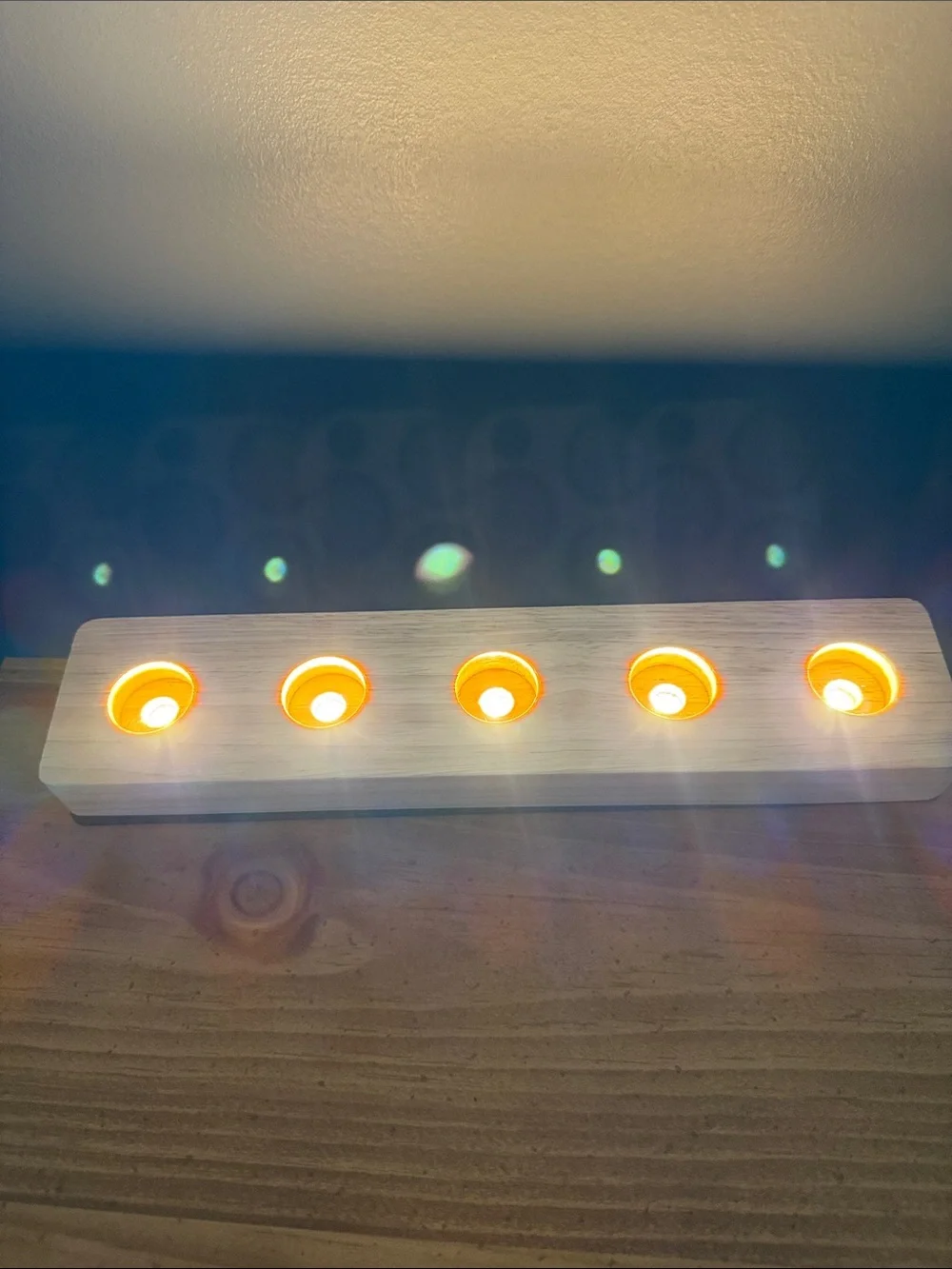 Glowing Zelda Spheres with LED Light Base